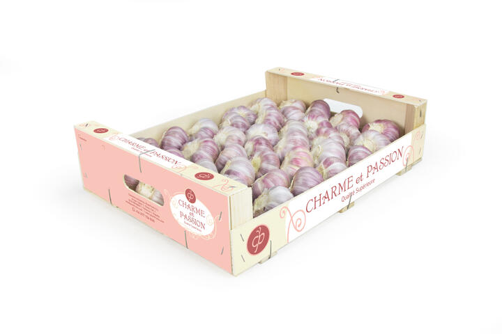 Aglio Rosè 3,5 Kg Cassa Legno Charme et Passion